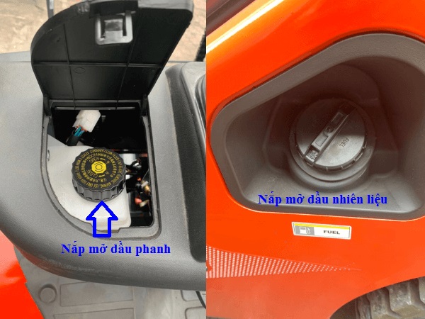 Nắp bình dầu xe nâng dầu Heli H3